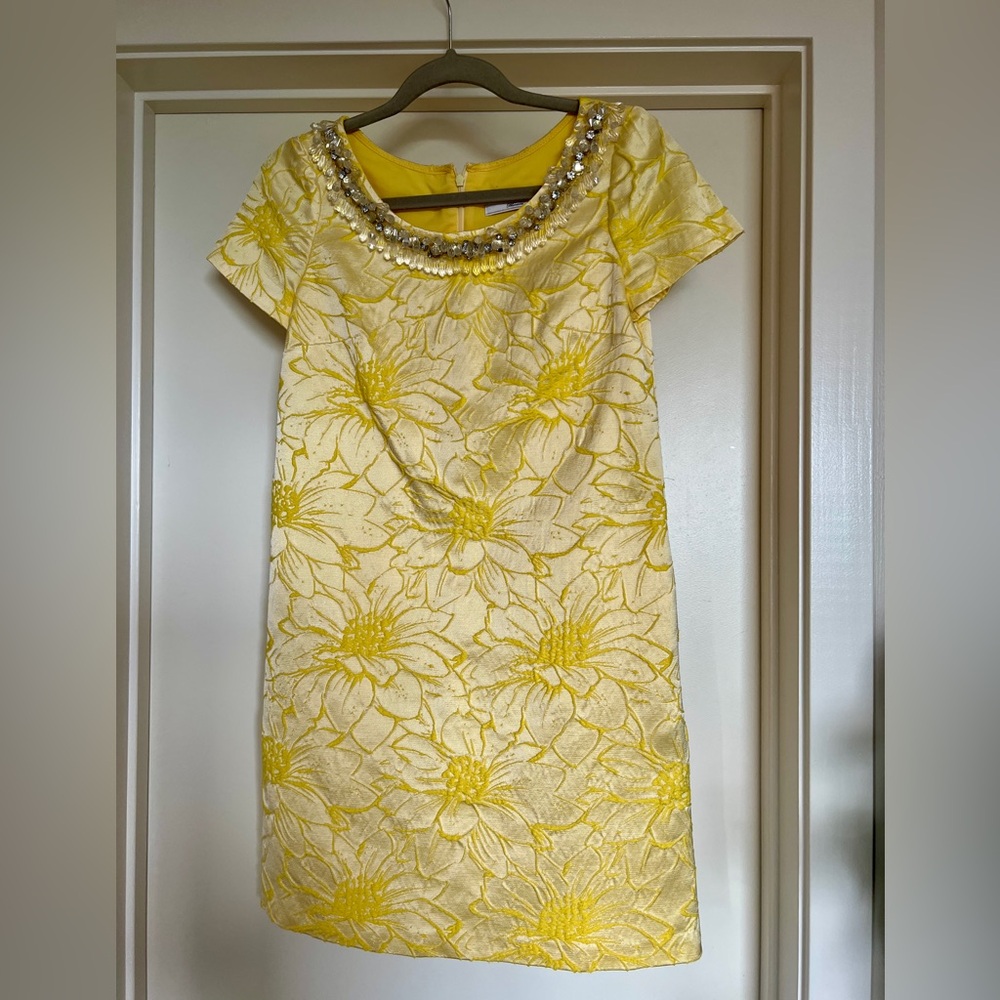 LIKE NEW! Blugirl Blumarine Mini Dress with Embellished Neckline